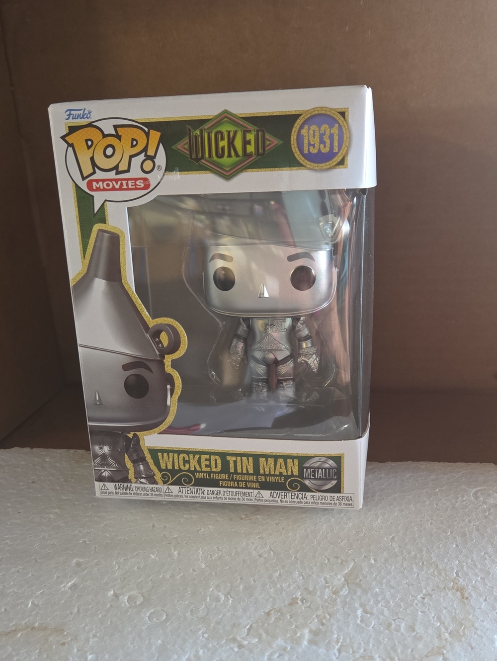Funko Pop! Movies Wicked Tin Man Metallic Silver Figure